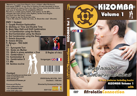 DVD - How to Dance KIZOMBA - Beginners to Intermediates - VOLUME 1