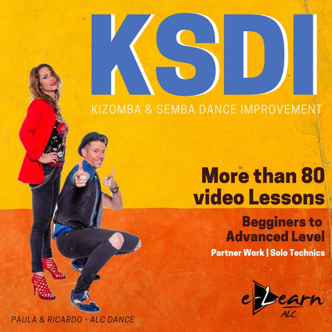 Paula and Ricardo from ALC Dance Studios (Afrolatin Connection) More than 80 video lessons from beginner to advanced level of Kizomba & Semba Technics for couple dance and for individual improvement as a leader and as a follower.