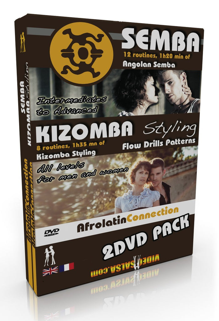 DVD - How to Dance SEMBA + KIZOMBA STYLING (2 DVD PACK)